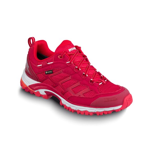 Meindl Caribe Lady GTX Damen Nordic Walking Schuhe Freizeitschuhe rosso-erdbeer