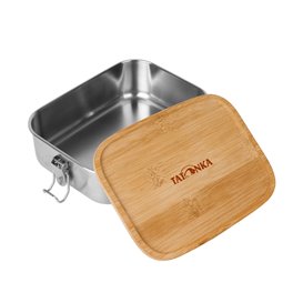 Tatonka Lunch Box I Bamboo 1000ml Edelstahl Brotdose Foodcontainer