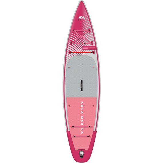 Aqua Marina Coral Touring 11.6 SUP komplett Set ausblasbares Stand up Paddle Board raspberry hier im Aqua Marina-Shop günstig on