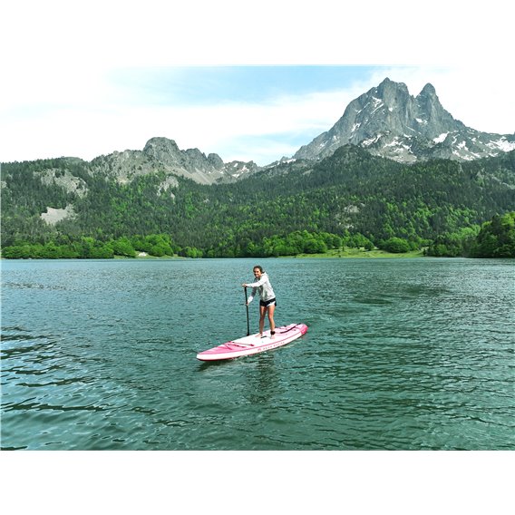 Aqua Marina Coral Touring 11.6 SUP komplett Set ausblasbares Stand up Paddle Board raspberry hier im Aqua Marina-Shop günstig on