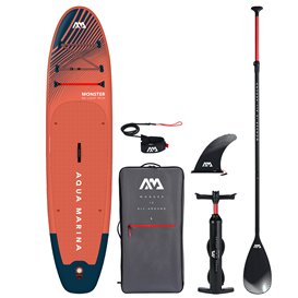 Aqua Marina Monster 12.0 aufblasbares Stand up Paddle Board SUP komplett Set