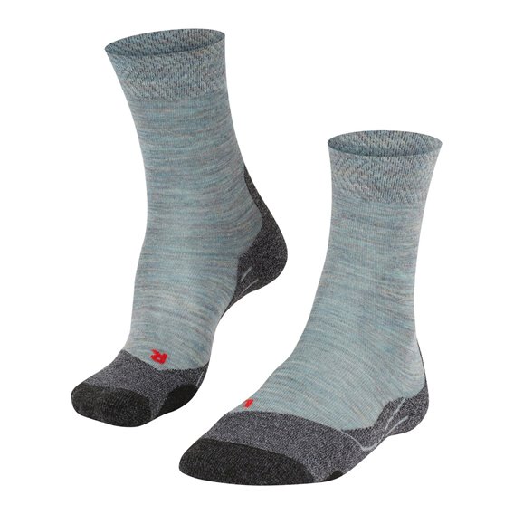FALKE TK2 Melange Damen Trekkingsocken Wandersocken smoke blue hier im Falke-Shop günstig online bestellen