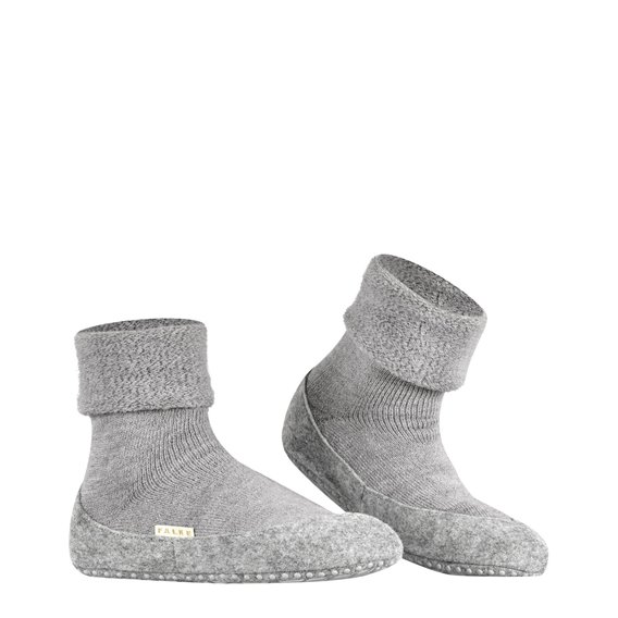 FALKE Cosyshoe Damen Hausschuhe Hüttenschuhe light grey hier im Falke-Shop günstig online bestellen