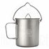 ARTS-Nature Titanium Kochtopf 750ml mit Henkel ultra leichter Campingtopf