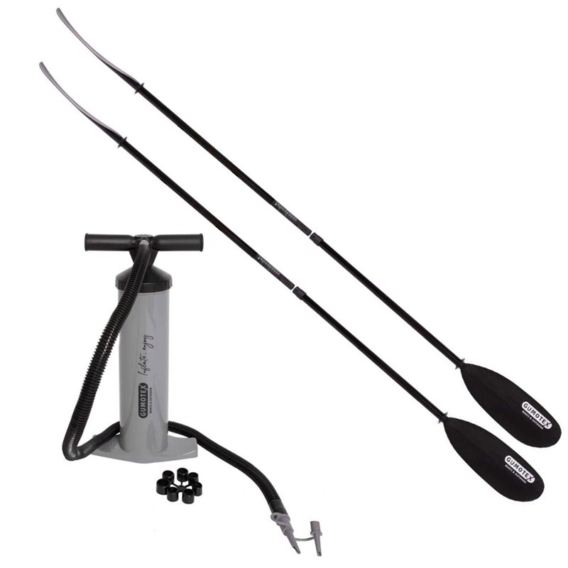 Gumotex Universal Set mit 2x Doppelapddeln + Pumpe Paddelset hier im Gumotex-Shop günstig online bestellen