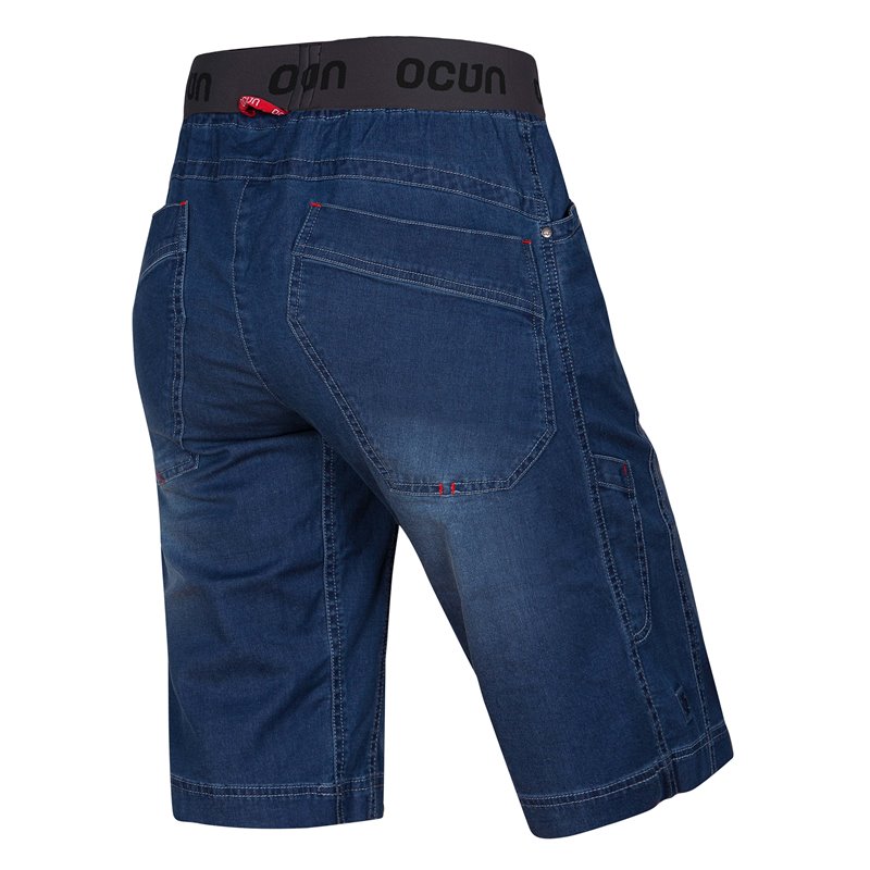 Ocun Mania Shorts Jeans II Herren Kletter Shorts kurze Sporthose dark blue hier im Ocun-Shop günstig online bestellen