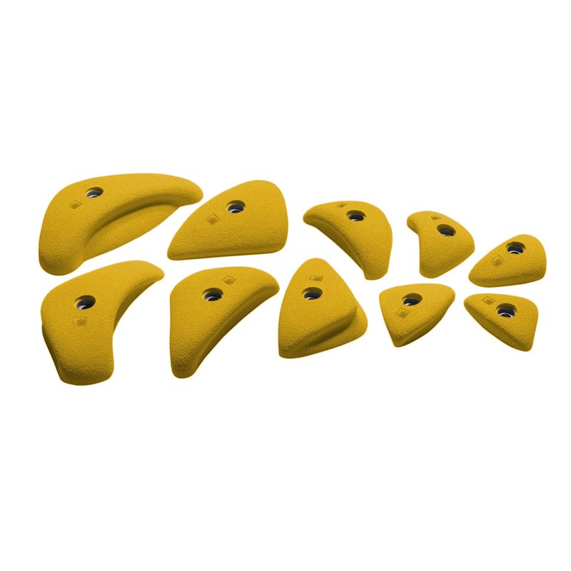 Ocun Holds Set 4 Edges Klettergriffe yellow