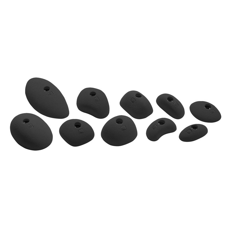 Ocun Klettergriffe Holds Set 2 Slopers schwarz