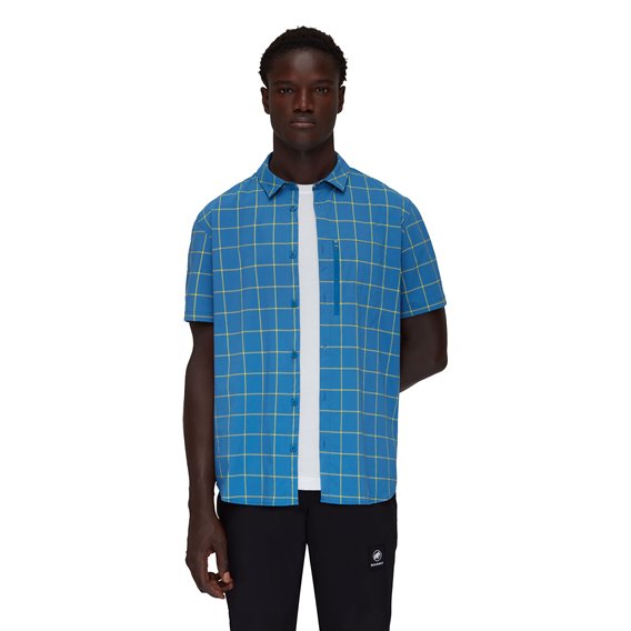 Mammut Mountain Shirt Herren Kurzarm Hemd Freizeit Shirt deep ice-highlime hier im Mammut-Shop günstig online bestellen
