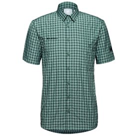 Mammut Lenni Shirt Herren Kurzarm Hemd Freizeit Shirt dark jade-woods hier im Mammut-Shop günstig online bestellen