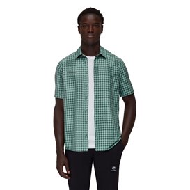 Mammut Lenni Shirt Herren Kurzarm Hemd Freizeit Shirt dark jade-woods hier im Mammut-Shop günstig online bestellen