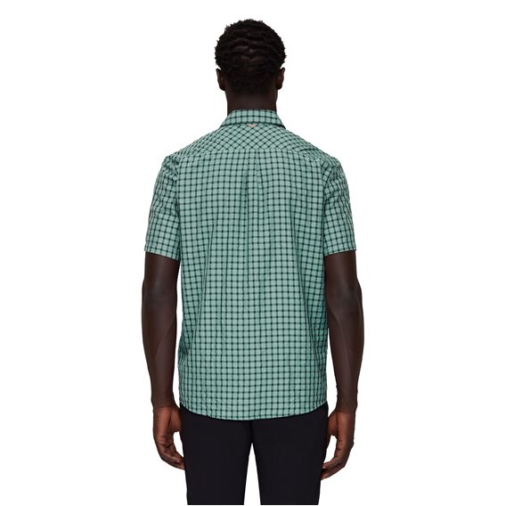Mammut Lenni Shirt Herren Kurzarm Hemd Freizeit Shirt dark jade-woods hier im Mammut-Shop günstig online bestellen