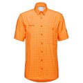 Mammut Lenni Shirt Herren Kurzarm Hemd Freizeit Shirt tangerine-dark tangerine