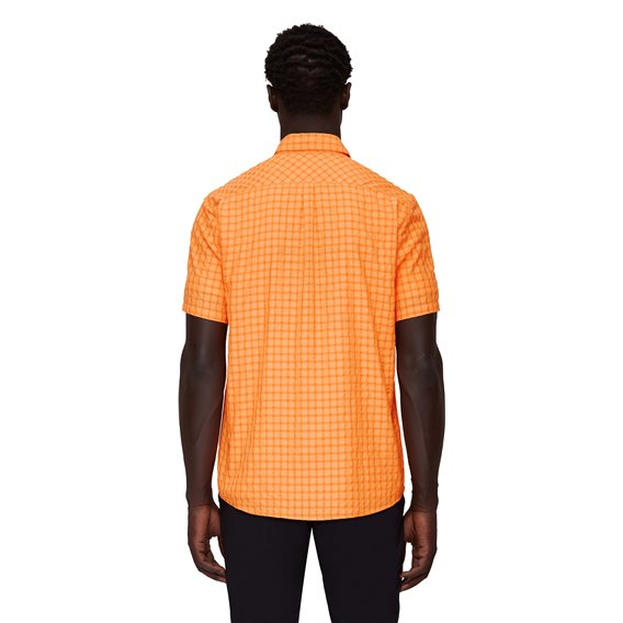 Mammut Lenni Shirt Herren Kurzarm Hemd Freizeit Shirt tangerine-dark tangerine hier im Mammut-Shop günstig online bestellen