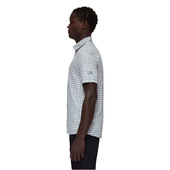 Mammut Lenni Shirt Herren Kurzarm Hemd Freizeit Shirt platinum-alloy hier im Mammut-Shop günstig online bestellen
