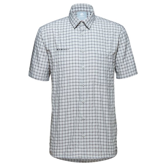 Mammut Lenni Shirt Herren Kurzarm Hemd Freizeit Shirt platinum-alloy hier im Mammut-Shop günstig online bestellen