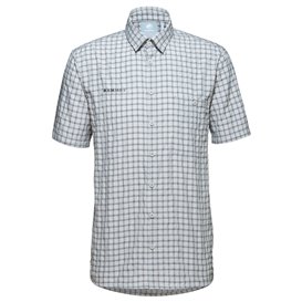 Mammut Lenni Shirt Herren Kurzarm Hemd Freizeit Shirt platinum-alloy