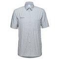 Mammut Lenni Shirt Herren Kurzarm Hemd Freizeit Shirt platinum-alloy