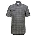 Mammut Lenni Shirt Herren Kurzarm Hemd Freizeit Shirt titanium-phantom