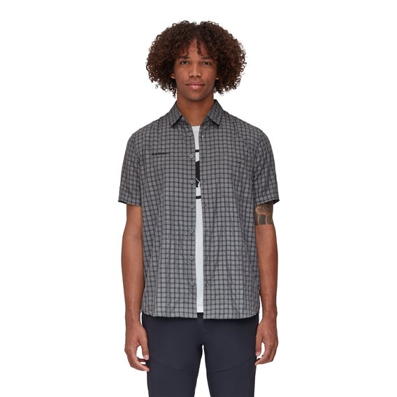 Mammut Lenni Shirt Herren Kurzarm Hemd Freizeit Shirt titanium-phantom hier im Mammut-Shop günstig online bestellen