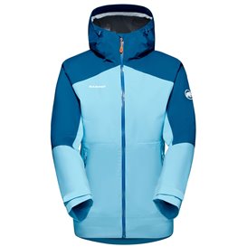 Mammut Convey Tour HS Hooded Jacket Damen Regenjacke cool blue-deep ice hier im Mammut-Shop günstig online bestellen