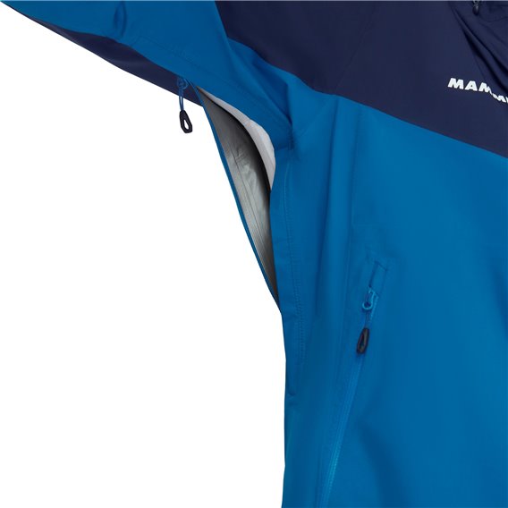 Mammut Convey Tour HS Hooded Jacket Herren Regenjacke deep ice-marine hier im Mammut-Shop günstig online bestellen