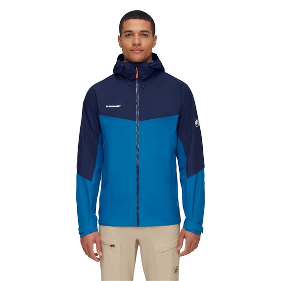 Mammut Convey Tour HS Hooded Jacket Herren Regenjacke deep ice-marine hier im Mammut-Shop günstig online bestellen