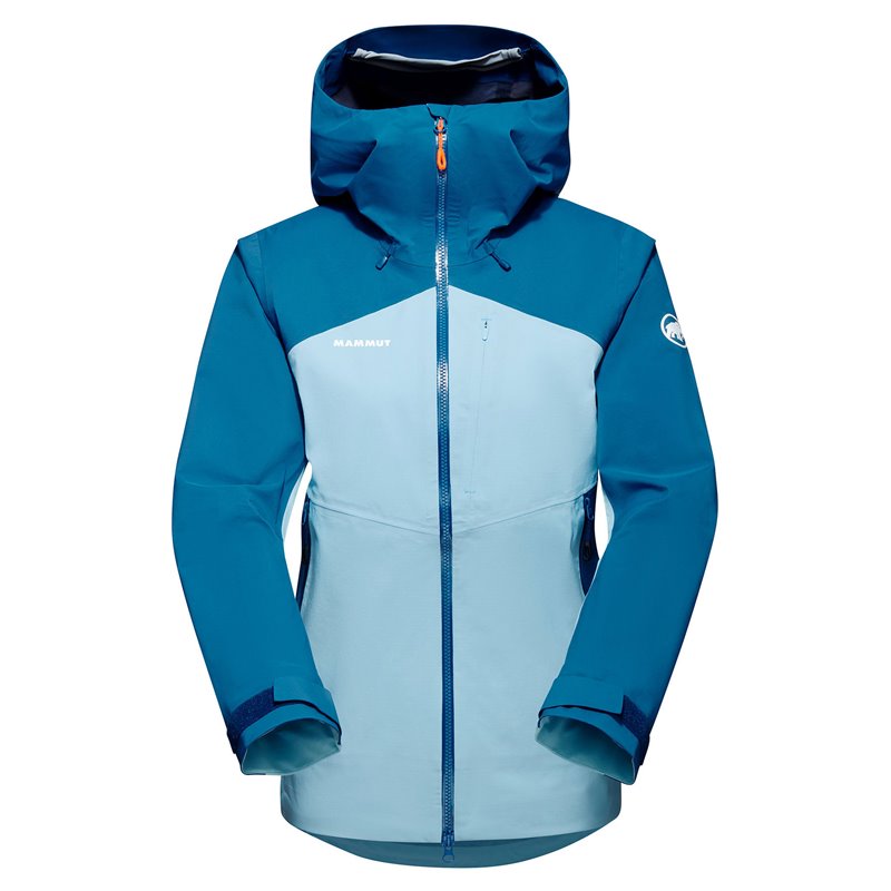 Mammut Alto Guide HS Hooded Jacket Damen Regenjacke cool blue-deep ice hier im Mammut-Shop günstig online bestellen