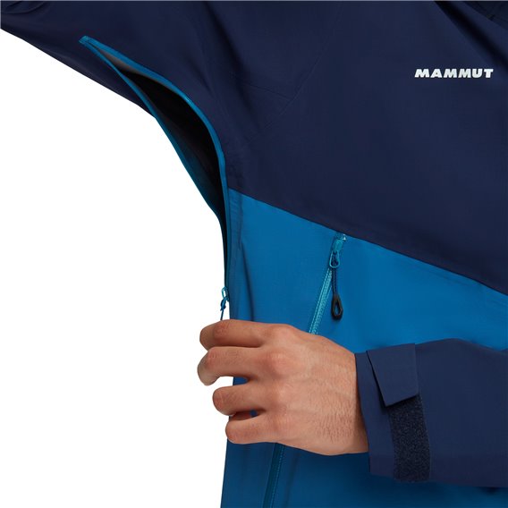 Mammut Alto Guide HS Hooded Jacket Herren Regenjacke deep ice-marine hier im Mammut-Shop günstig online bestellen
