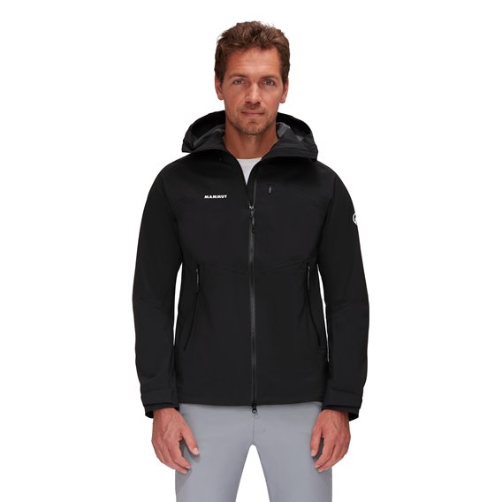 Mammut Alto Guide HS Hooded Jacket Herren Regenjacke Hardshelljacke black hier im Mammut-Shop günstig online bestellen