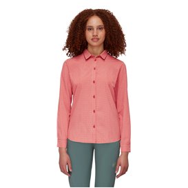 Mammut Aada Longsleeve Shirt Damen Bluse Langarm Shirt terracotta-salmon hier im Mammut-Shop günstig online bestellen