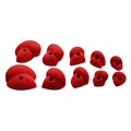 Ocun Holds Set 5 Jugs Klettergriffe red