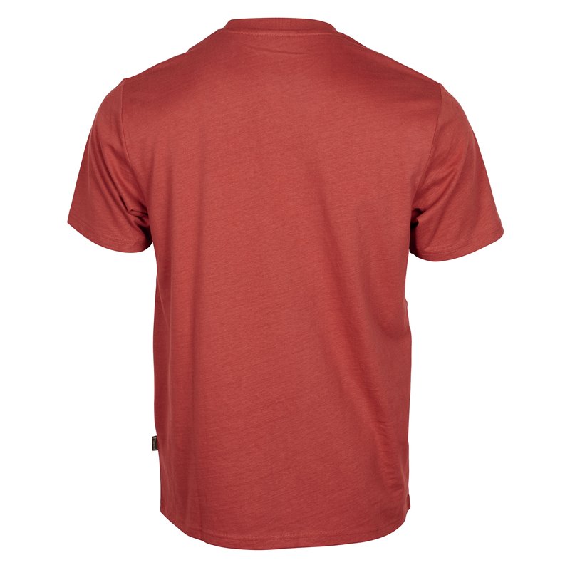 Pinewood Outdoor Life T-Shirt Herren kurzarm Freizeit Shirt dark red hier im Pinewood-Shop günstig online bestellen