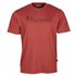 Pinewood Outdoor Life T-Shirt Herren kurzarm Freizeit Shirt dark red