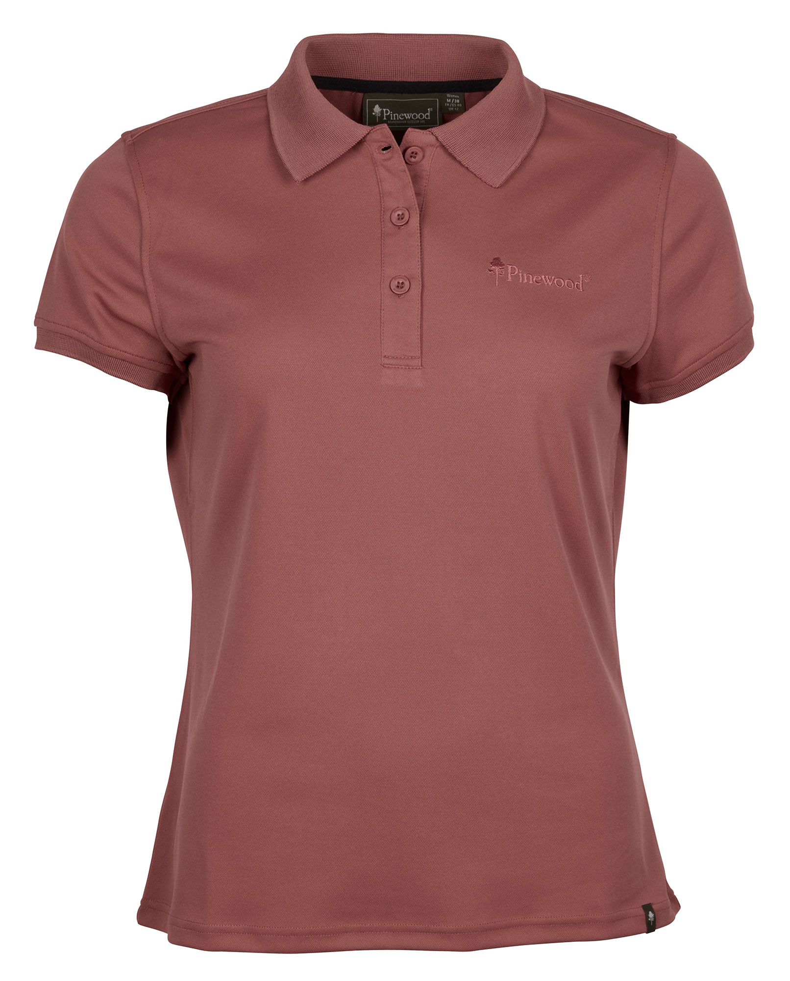pinewood-ramsey-poloshirt-damen-kurzarm-freizeit-shirt-marron-rose-hier