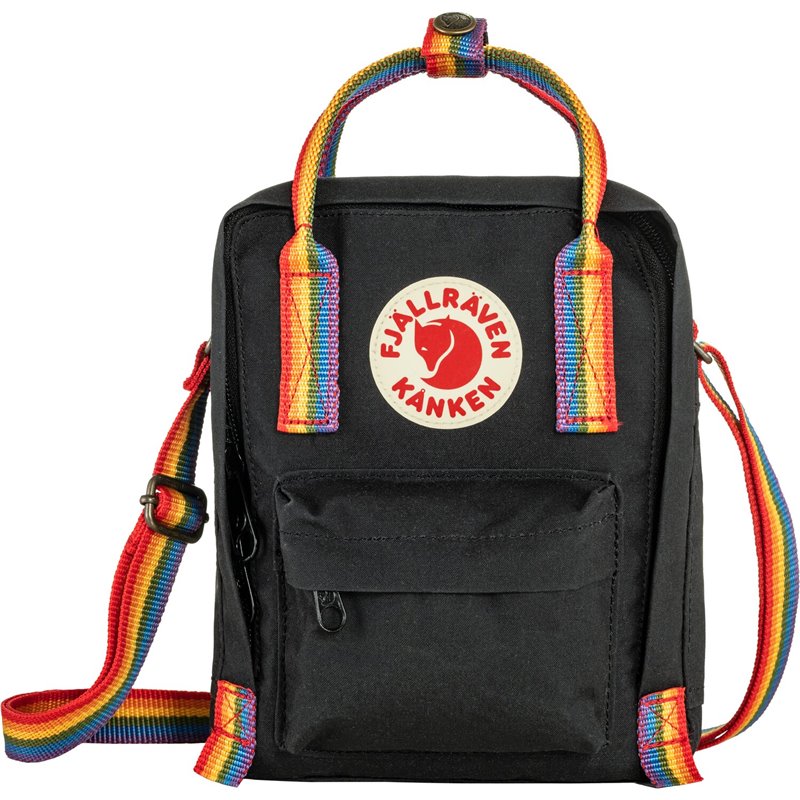 Fjällräven Kanken Rainbow Sling Umhängetasche Schultertasche black-rainbow hier im Fjällräven-Shop günstig online bestellen