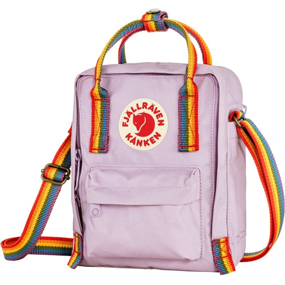Fjällräven Kanken Rainbow Sling Umhängetasche Schultertasche lavender-rainbow hier im Fjällräven-Shop günstig online bestellen