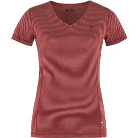 Fjällräven Abisko Cool T-Shirt Damen kurzarm Shirt pomegranate red