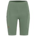 Fjällräven Abisko Short Tights Damen Leggings kurze Wanderhose patina green