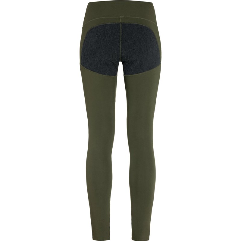 Fjällräven Abisko Trekking Tights HD Damen Trekkinghose Leggings deep forest hier im Fjällräven-Shop günstig online bestellen