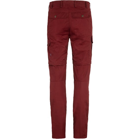 Fjällräven Karla Pro Zip-Off Trousers Damen Wanderhose bordeaux red hier im Fjällräven-Shop günstig online bestellen