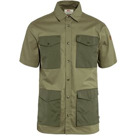 Fjällräven Räven Shirt Herren kurzarm Hemd green-laurel green