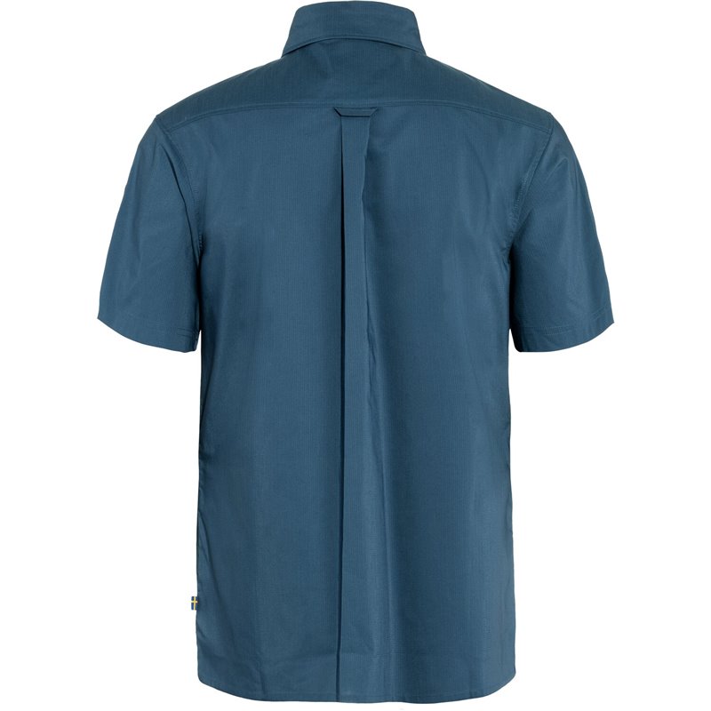 Fjällräven Räven Shirt Herren kurzarm Hemd indigo blue hier im Fjällräven-Shop günstig online bestellen