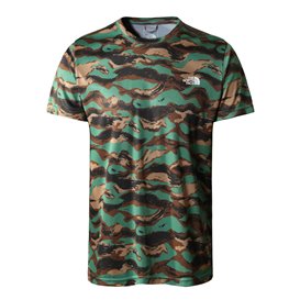The North Face Reaxion Amp Crew Herren T-Shirt green camo print hier im The North Face-Shop günstig online bestellen
