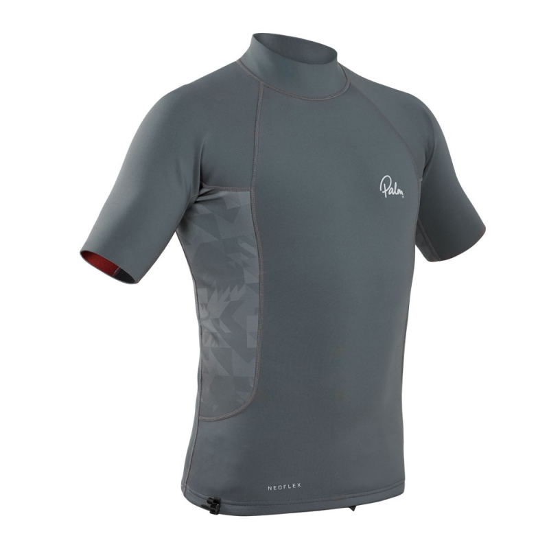 Palm Neoflex Shortsleeve Herren Neopren Oberteil Kurzarmshirt jet grey hier im Palm-Shop günstig online bestellen Palm Neoflex Shortsleeve Herren Neopren Oberteil Kurzarmshirt jet grey hier im Palm-Shop günstig online bestellen