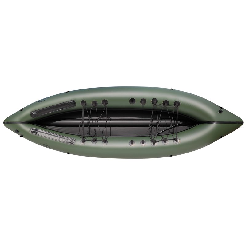 Nortik Duo Expedition PackRaft Rafting Boot grün-schwarz