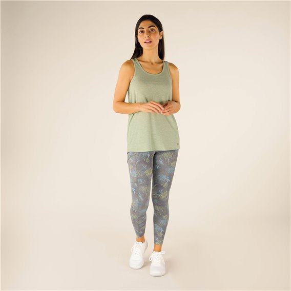 Sherpa Asha Tank Damen Top Kurzarm Shirt thyme hier im Sherpa-Shop günstig online bestellen