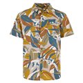 Sherpa Jangbu Short Sleeve Shirt Herren Kurzarm Hemd caramel sarus crane