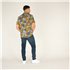 Sherpa Jangbu Short Sleeve Shirt Herren Kurzarm Hemd caramel sarus crane hier im Sherpa-Shop günstig online bestellen