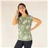Sherpa Neha Tee Damen T-Shirt Kurzarm Shirt thyme lotus hier im Sherpa-Shop günstig online bestellen